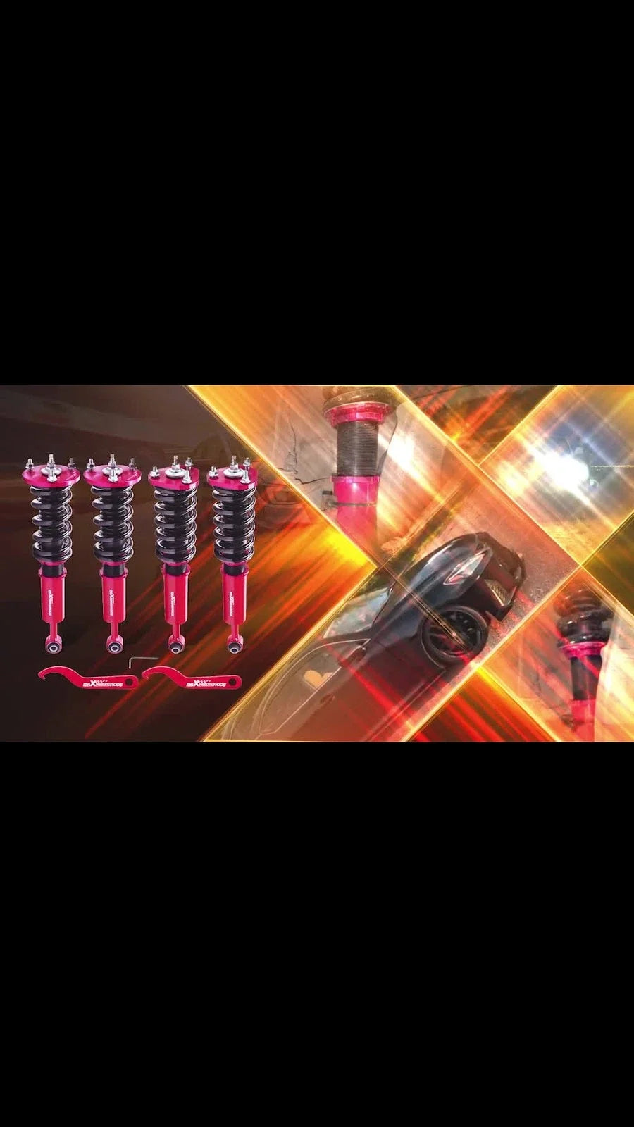 24 Way Adjustable Coilover Suspension Kit for IS250 IS350 GS350 RWD (2006–2013)