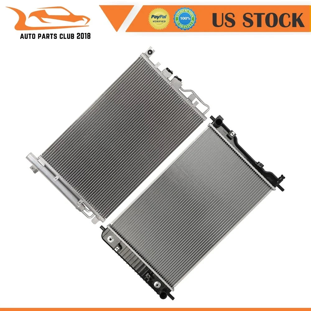 Cooling Radiator and AC Condenser for Chevrolet Equinox (2010–2015)