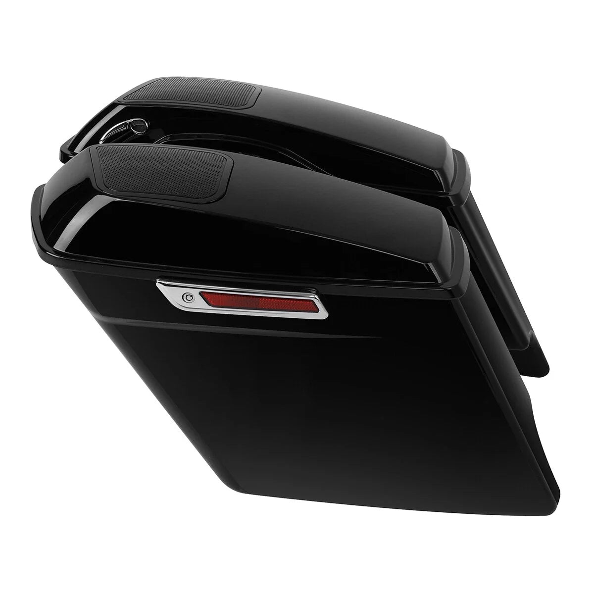 Stretched Saddlebag Speaker Lids Conversion Bracket for Softail 84-17