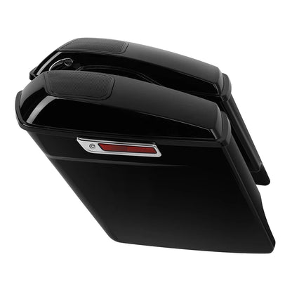 Stretched Saddlebag Speaker Lids Conversion Bracket for Softail 84-17