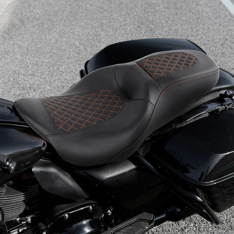 2X Up Driver Passenger Seat for Harley Touring Electra Street Glide (2009–2023)