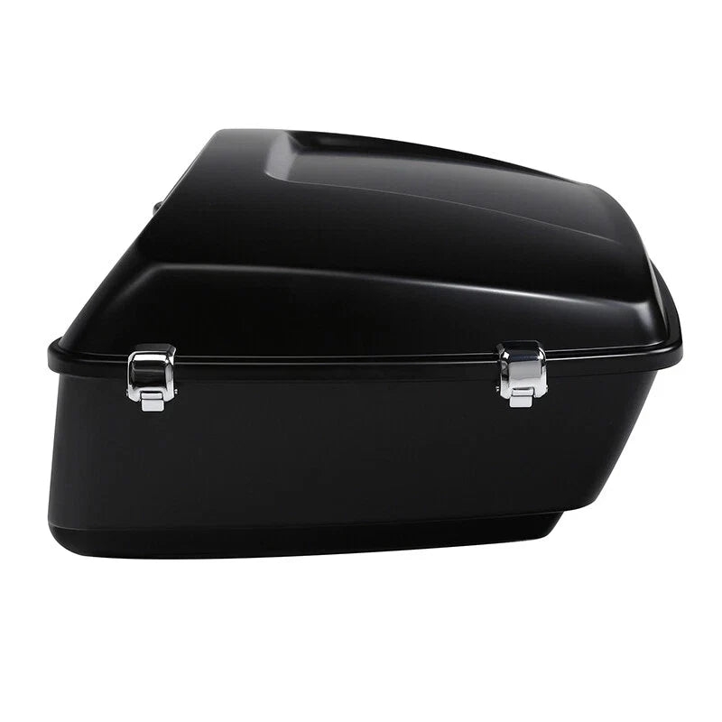 Trunk Pad Mount Rack - Harley Road Glide 1997-2008 in Matte Black