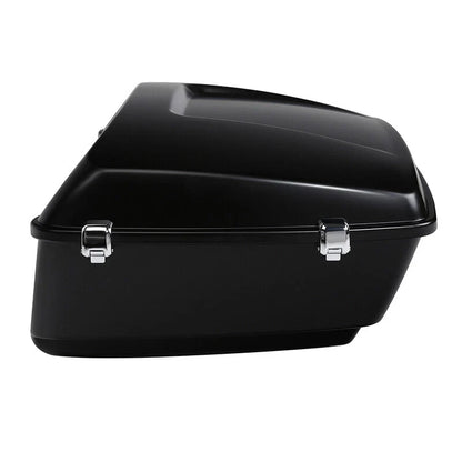 Trunk Pad Mount Rack - Harley Road Glide 1997-2008 in Matte Black