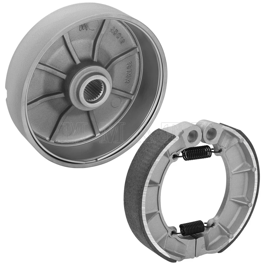 Brake Drum w/Shoes for Honda ATV (43620-HN2-000, 06430-HN2-000)