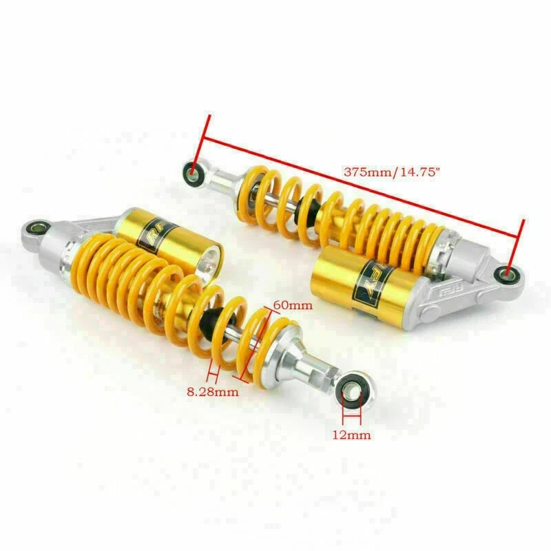 14.75" Rear Shock Absorber Set for Yamaha Banshee ATV (BS1)