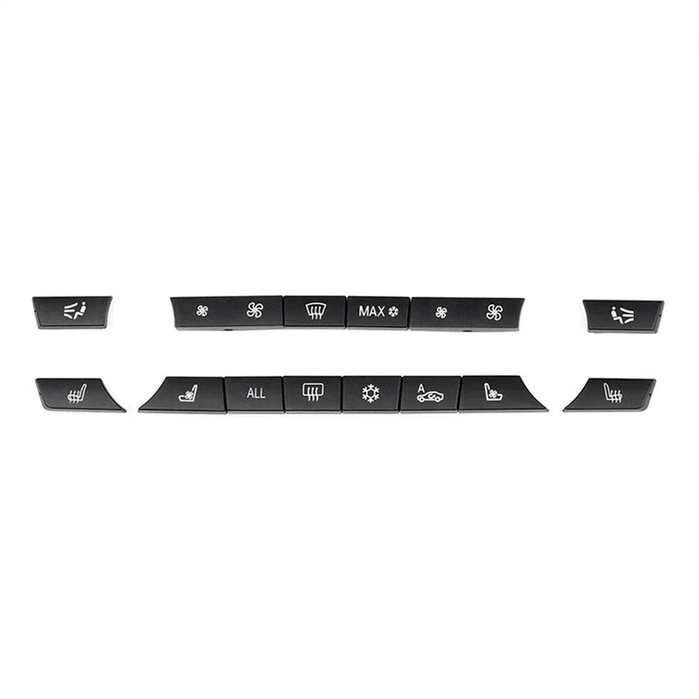 Set of 14 A/C Button Caps for BMW 5/6/7 Series (2010-2017)