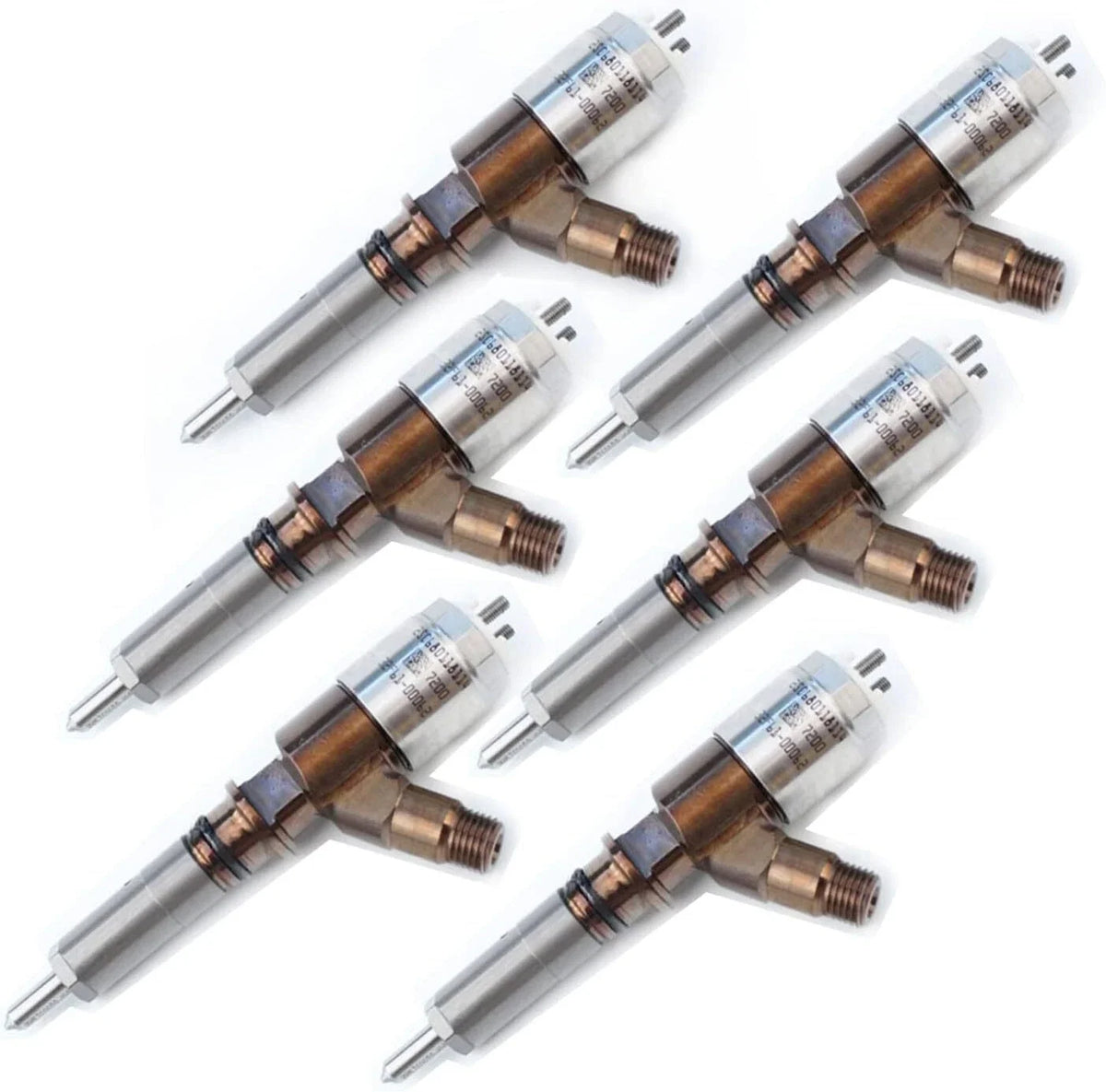 Set of 6 Fuel Injectors for Caterpillar 320D 321D 321DLCR 323D