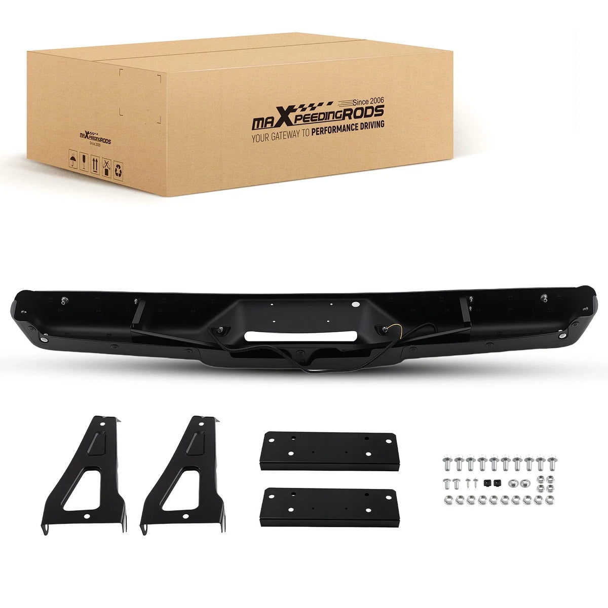 Rear Bumper Assembly for Dodge Dakota (1997–2004) Black