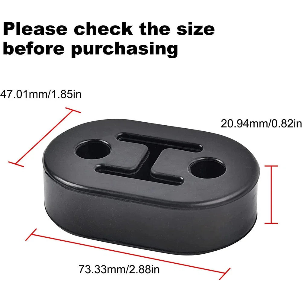 Polyurethane Exhaust Hanger Set (4 Pieces) for Universal Applications