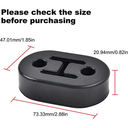 Polyurethane Exhaust Hanger Set (4 Pieces) for Universal Applications