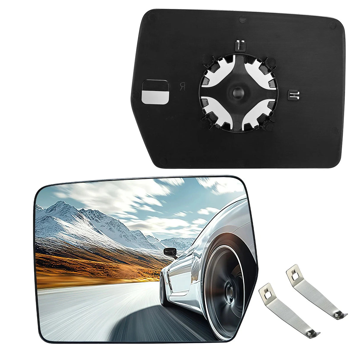 Driver Side Mirror Glass Replacement for 2004–2010 Ford F-150 (LH)