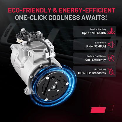 AC Compressor w/ Clutch BB5Z19703C for Explorer 2012-2019