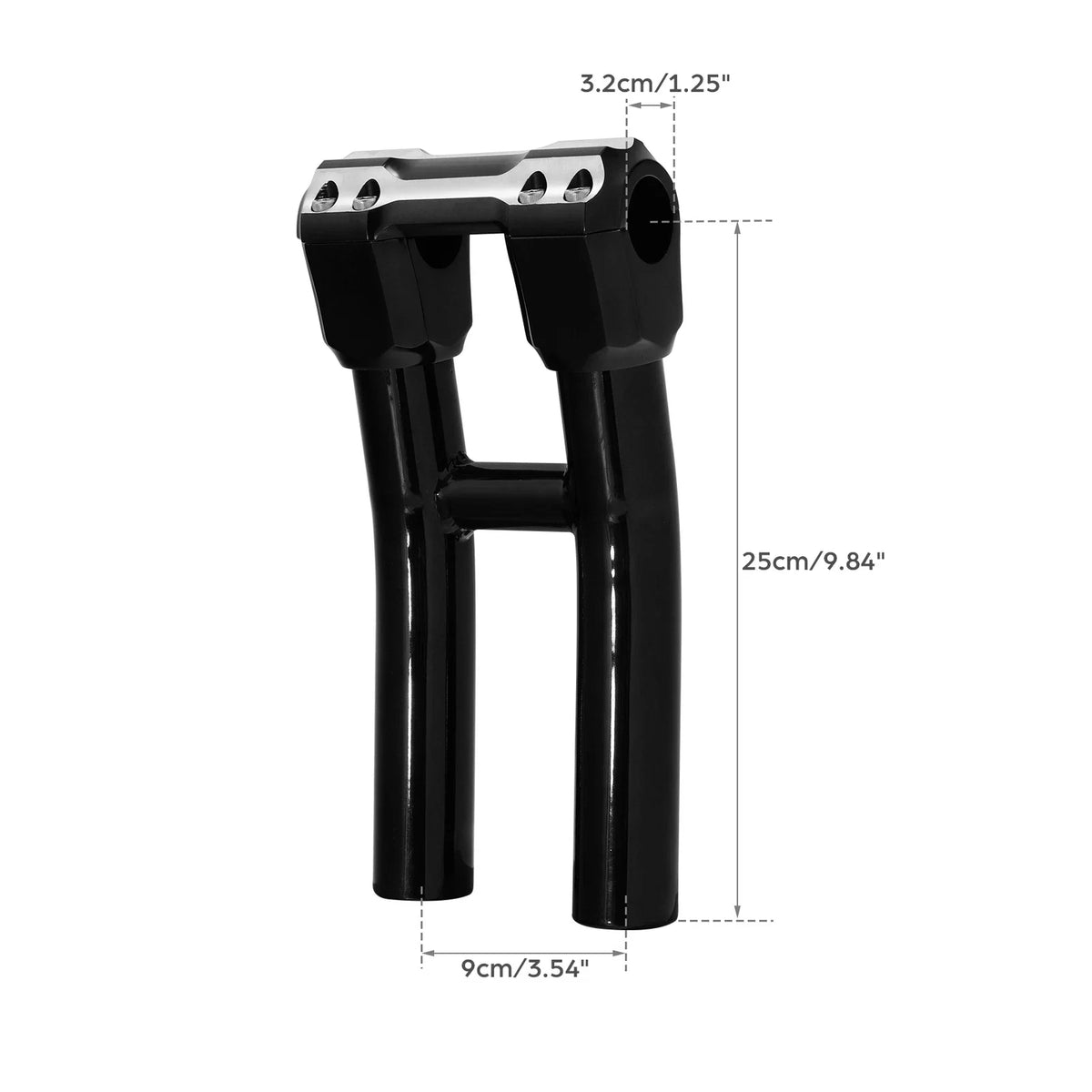 Handlebar Riser Clamps for Harley Road Glide, Softail (1999–2024) 1.25" Bar