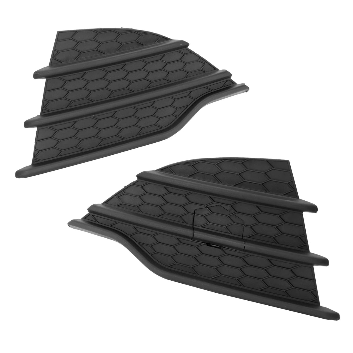 Set of 2 Front Bumper Grille Fog Light Lamp Cover Trim for Ford Escape (2013–2016)