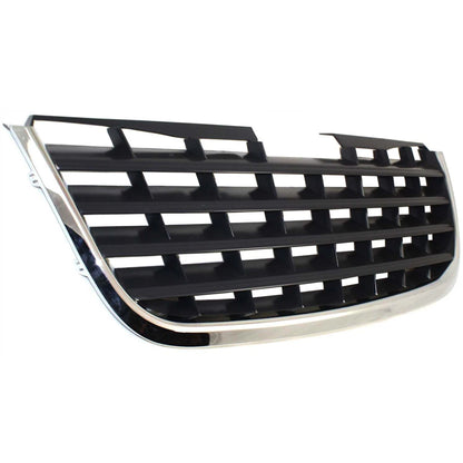 Grille Assembly for Chrysler Town & Country (2008–2010) Chrome Black Insert