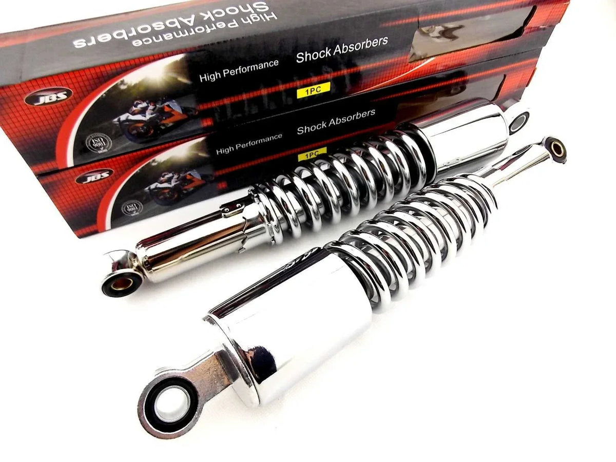 Chrome Rear Shock Absorbers 350mm for Honda SL125