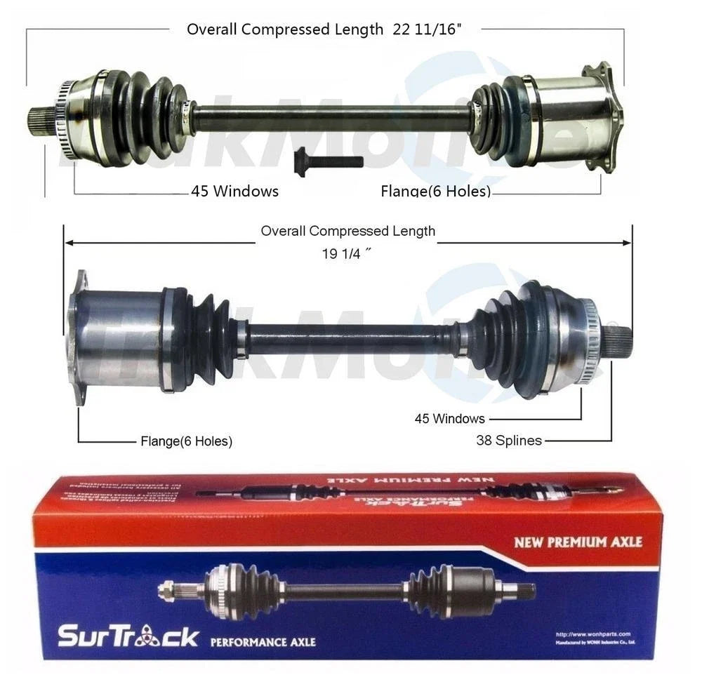 CV Axle Shaft Kit for - Front Driver & Passenger Side