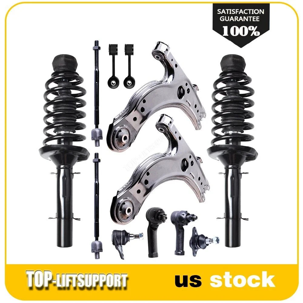 Set of 4 Front Quick Struts for Volkswagen Beetle Jetta Golf