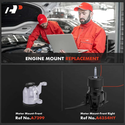 Engine Motor Mounts 2X for Murano (2009-2014) & Quest (2011-2014)