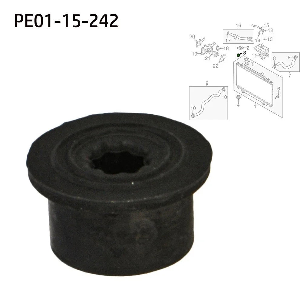 Rubber Upper Radiator Insulator Mount for Toyota Hilux N70 2005-2015
