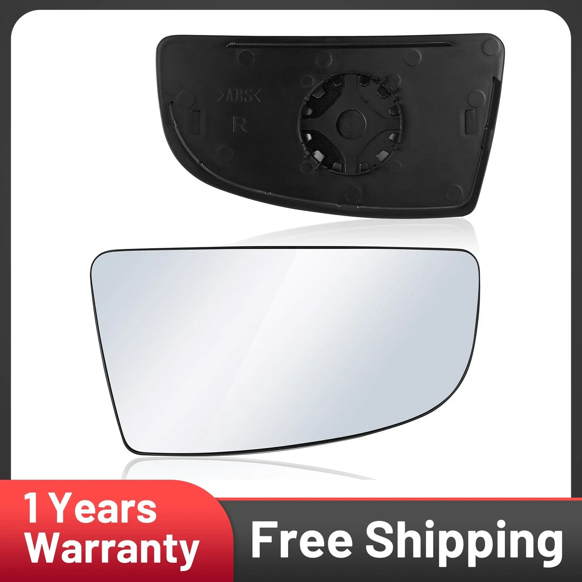 Left Side Mirror Glass for Ford Transit T150 T250 (2015–2023)