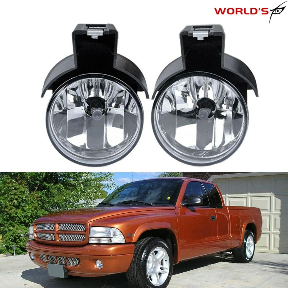 Set of 2 Fog Light Lamp Assemblies for Dodge Dakota, Durango (1997–2000)