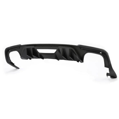 Black Lower Rear Bumper Diffuser Lip for Ford Mustang (2018–2023)
