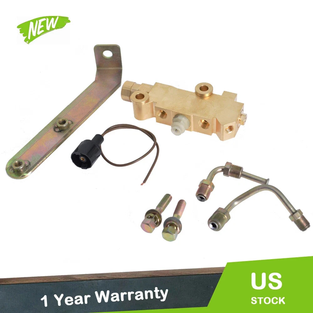 Disc Brake Lines Proportioning Valve with Mounting Bracket