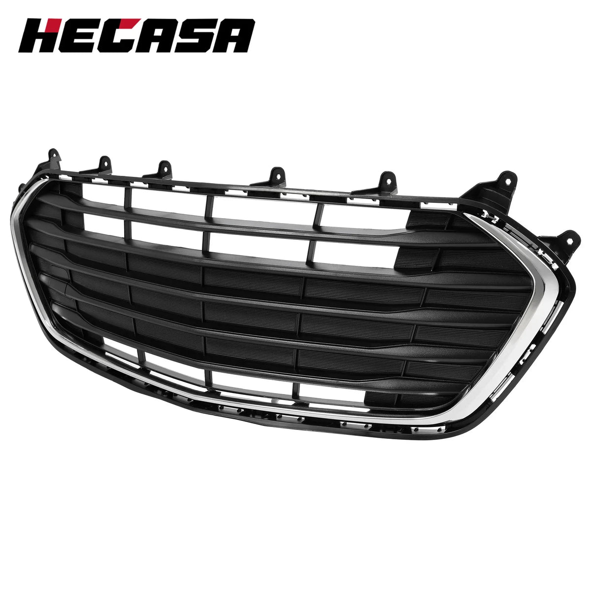 2017-2022 Chevrolet Trax Front Bumper Lower Grille, Black & Chrome Finish