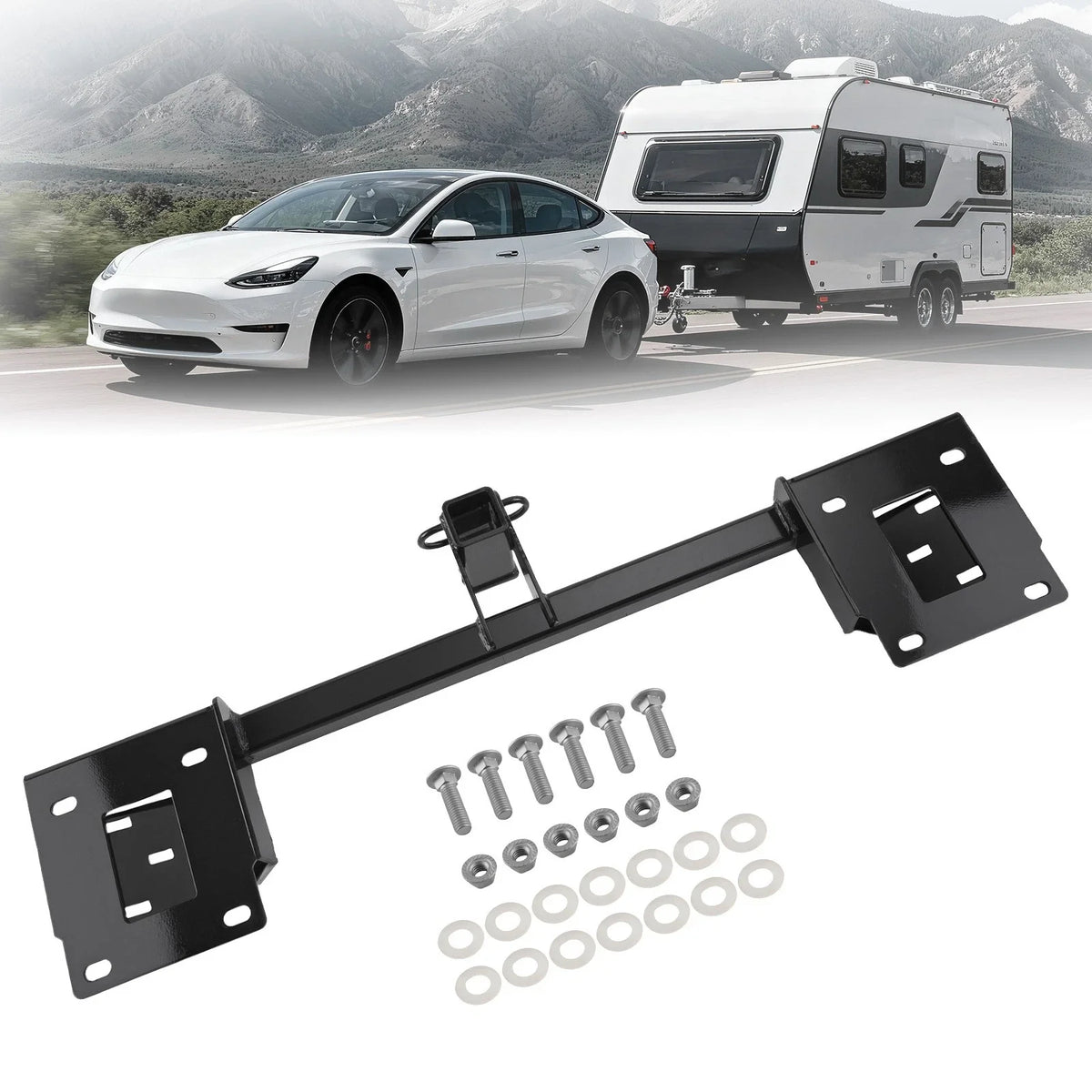 2" Receiver Class 2 Trailer Hitch Mount for Tesla Model 3 (2017–2023)