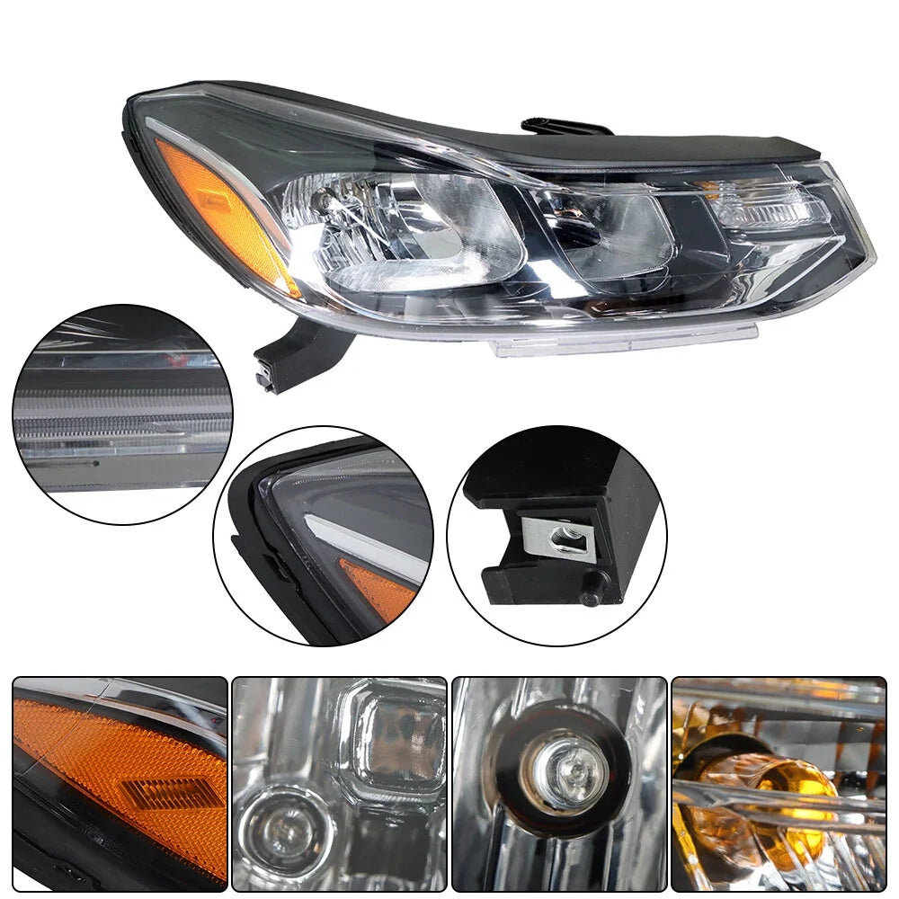 2017-2019 Chevrolet Trax Right Side Headlight - Chrome Halogen