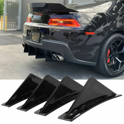 Shark Fin Rear Bumper Diffuser for Ford Mustang 2000–2021