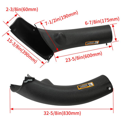 Lower Bagger Discharge Chute for John Deere L110 L111 L118 D100 D110 D120 D130