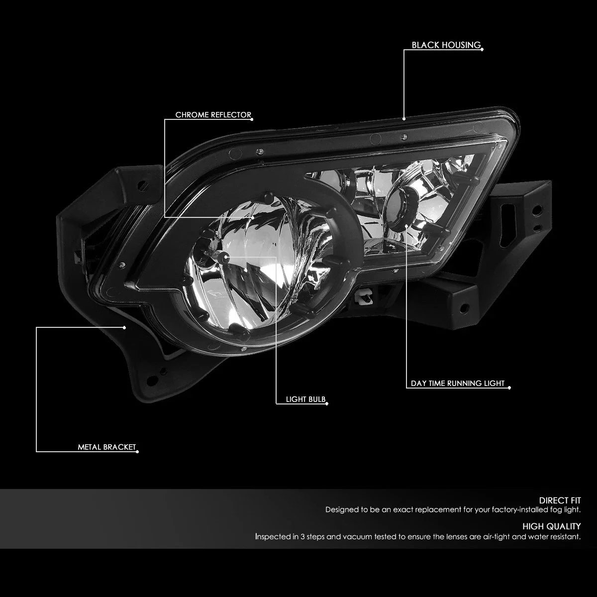 Right Side Clear Front Driving Fog Light for Avalanche (2002–2006)
