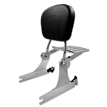 Sissy Bar Rack with Adjustable Backrest for Harley FXST FXSTB FXSTS
