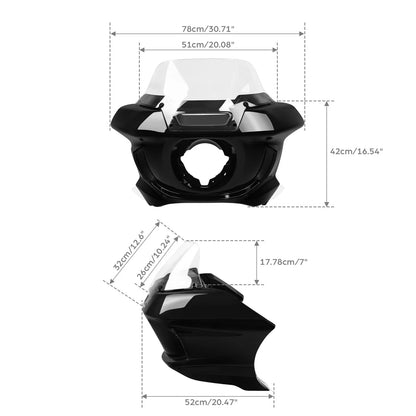 Headlight Fairing Windshield Bracket for Low Rider ST Harley 2022-2025