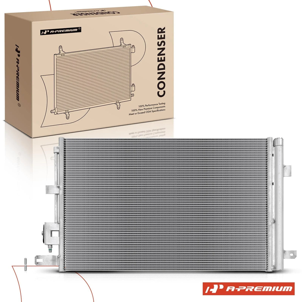 A/C Condenser with Bracket & Receiver Drier for Buick Envision (2016–2019)