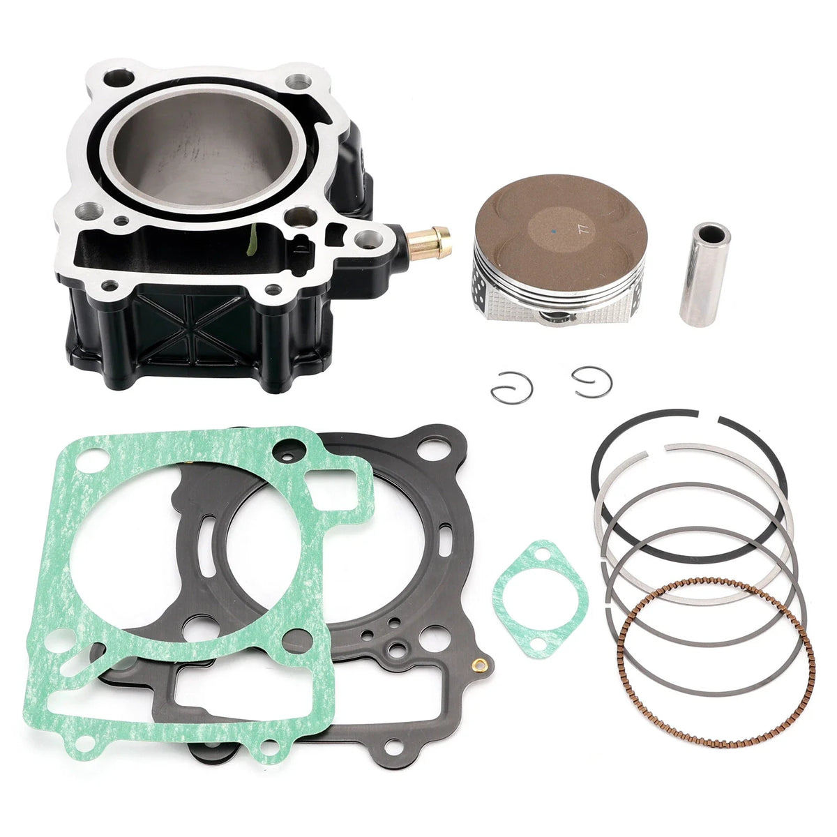 77mm Cylinder Piston Gasket Kit for Bajaj Pulsar NS200 RS200 AS200 (2012–2023)