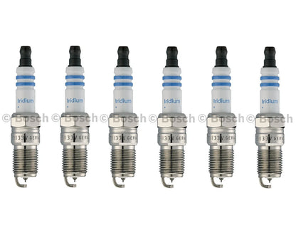 6-Pack Bosch Iridium Spark Plugs for Pontiac V6, Ford & Mercedes L6