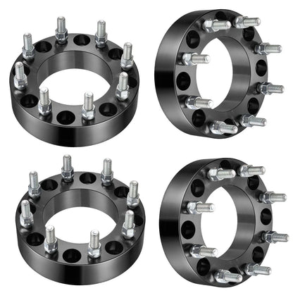 Set of 4 Wheel Spacers 2'' 8x180 14x1.5 for GMC Sierra 2500 HD 3500 HD
