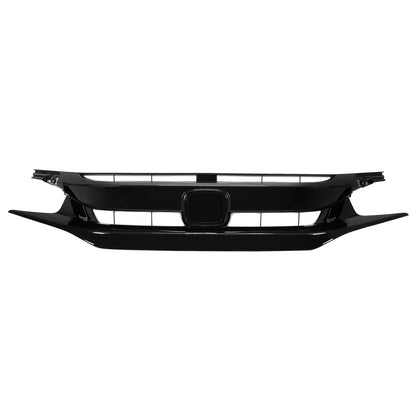 Mesh Front Hood Grille for Honda Civic 2019-2021 Sedan and Coupe Black
