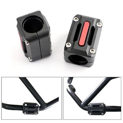 2X 25mm Engine Frame Bar Protection Crash Slider Pads for Motorcycle
