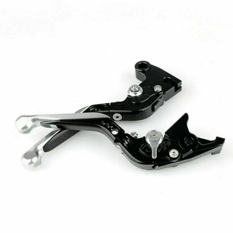 Silver Adjustable Brake and Clutch Levers for Suzuki B-King (2008-2011)