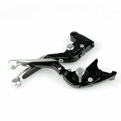 Silver Adjustable Brake and Clutch Levers for Suzuki B-King (2008-2011)