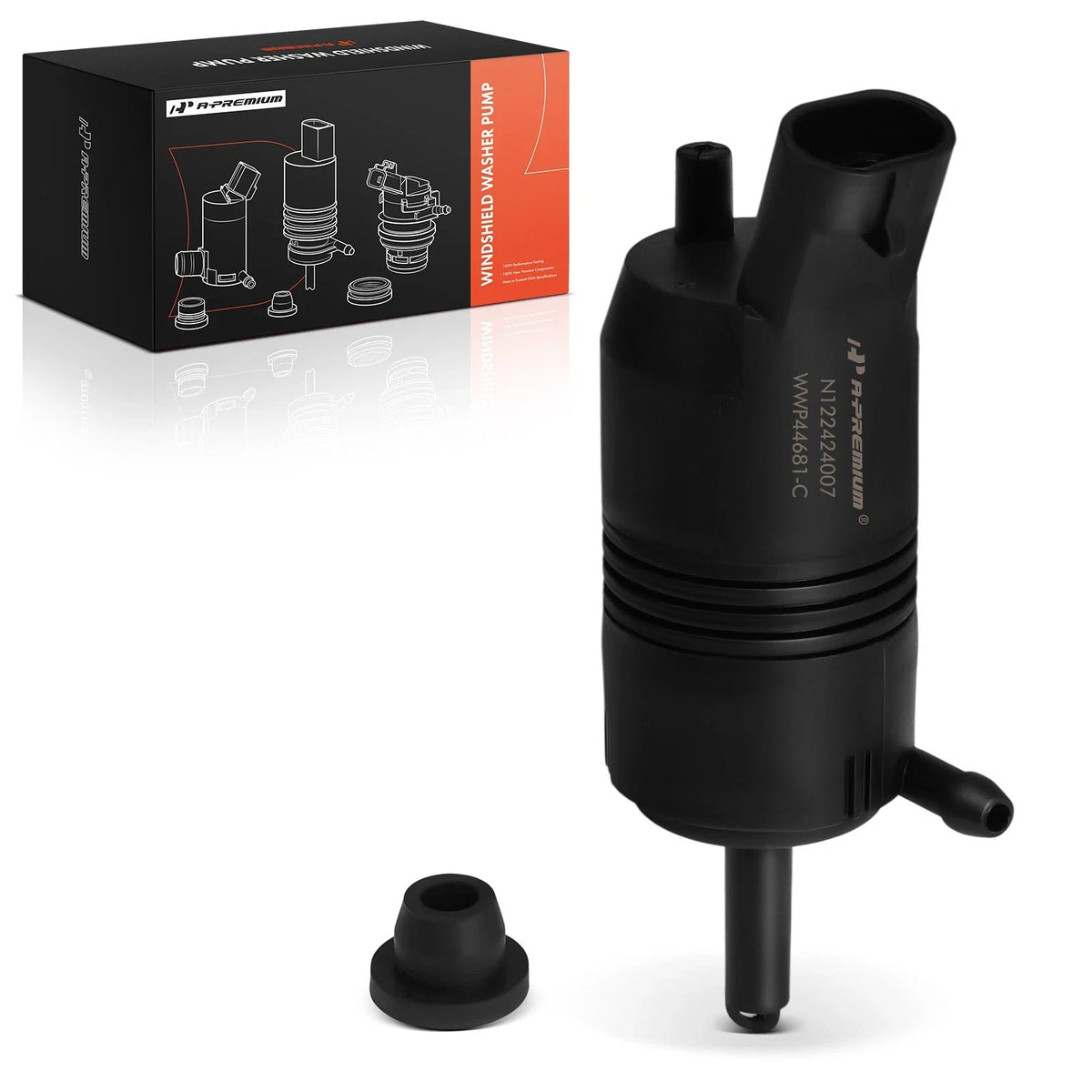 Windshield Washer Pump with Rubber Grommet for Buick Electra Regal