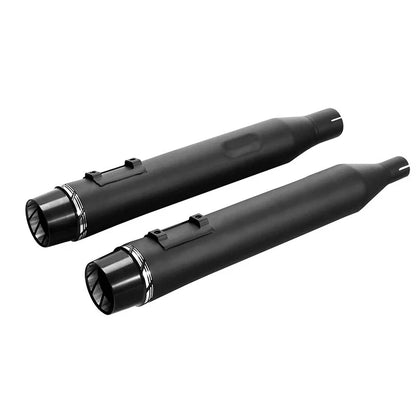 Slip On 4" Mufflers Exhaust Pipe for Harley Glide Road King 2017-2025