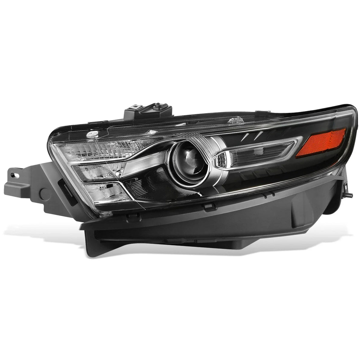 Driver Left Side Projector Headlight for Ford Taurus (2013–2019) - Black/Amber
