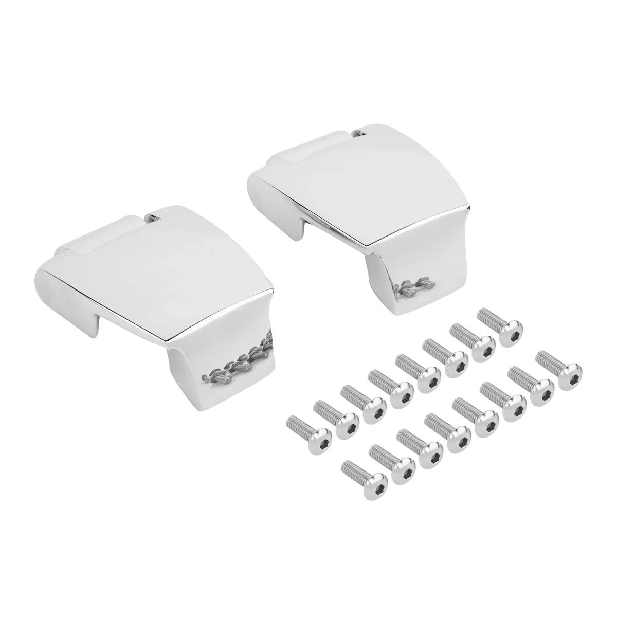 Chrome Trunk Hinges for Harley Touring Electra Glide Classic (1988–2013)