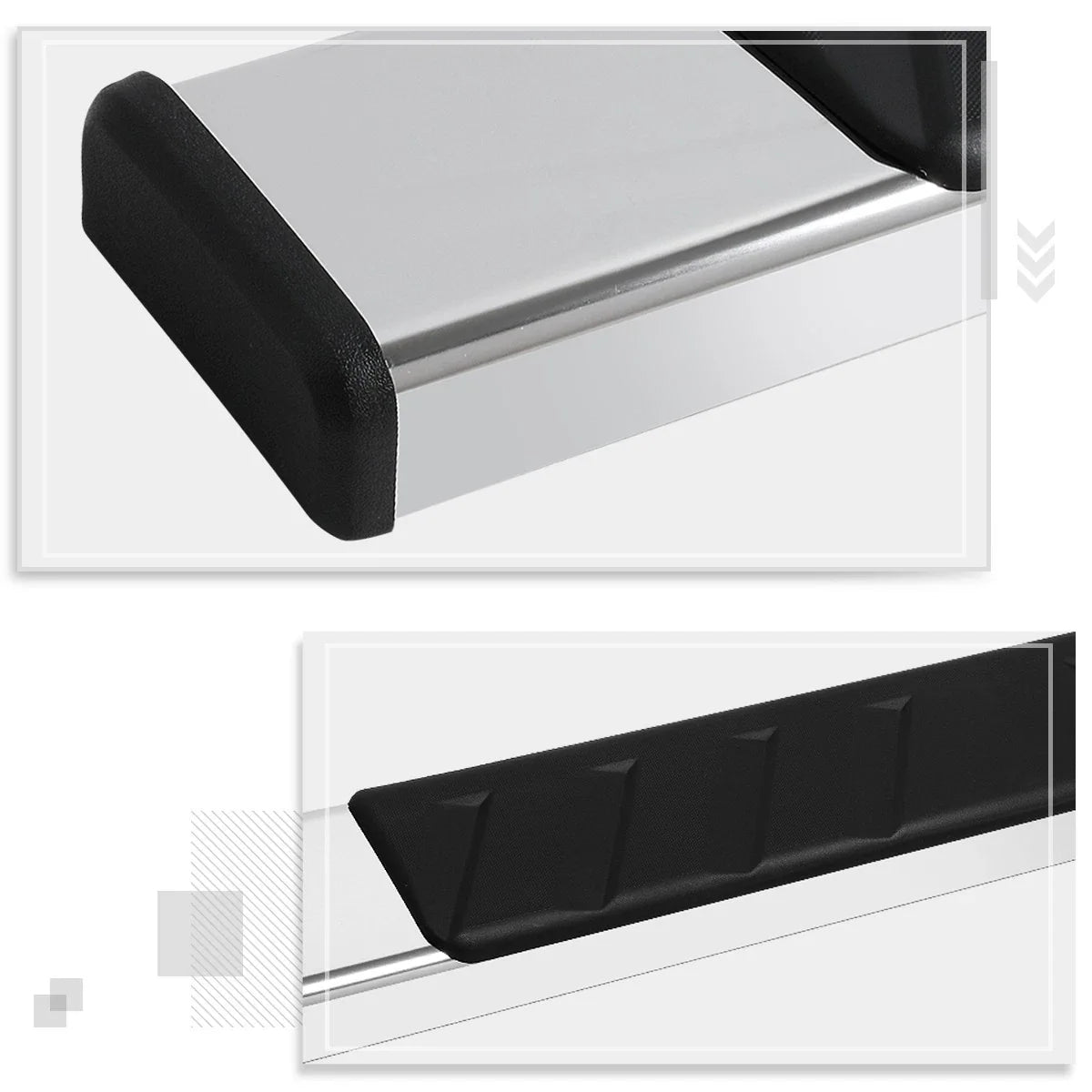 Pad Side Step 5" Nerf Bar Running Boards for RAM 1500 2009-2024