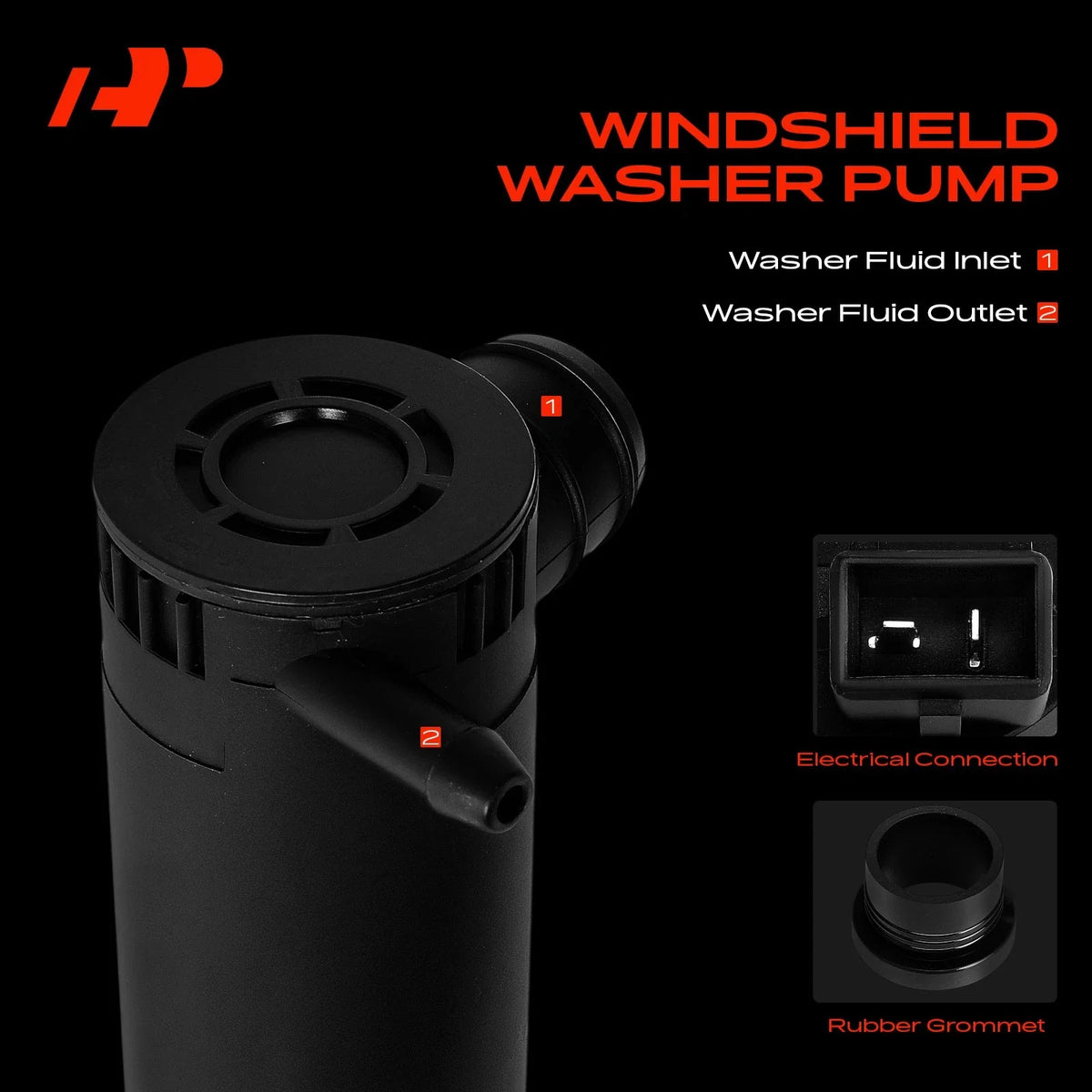 Rubber Grommet Windshield Washer Pump for Ford Focus Transit